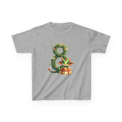 Kids Dragon Number 8 T-Shirt — Cute Birthday 8th Tee