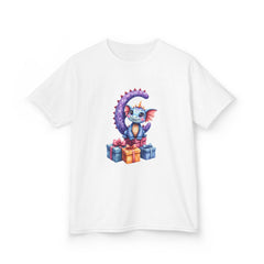 Kids Dragon Birthday T‑Shirt — Cute Dragon with Gifts