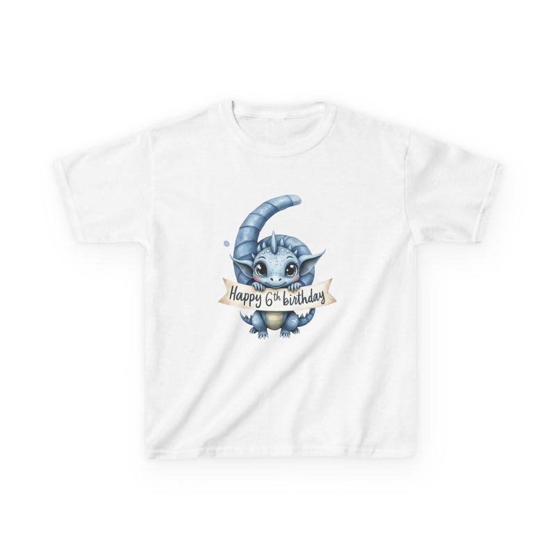 Kids Tee — Cute Blue Dragon 