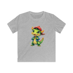 Kids Dragon T-Shirt — Cute Pirate Bandana Cartoon Tee for Toddlers & Children