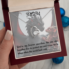 To mom, forever love necklace
