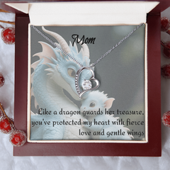 to mom, forever love necklace