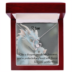 to mom, forever love necklace