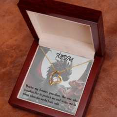 To mom, forever love necklace