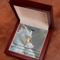 to mom, forever love necklace