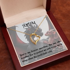 To mom, forever love necklace