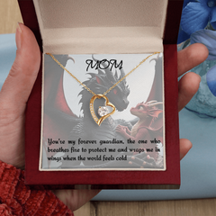To mom, forever love necklace