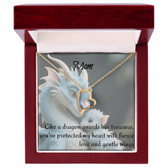 to mom, forever love necklace