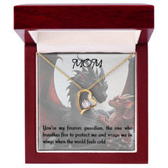 To mom, forever love necklace