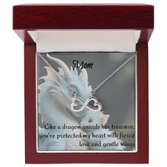 To mom, endless love necklace