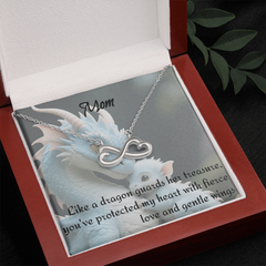 To mom, endless love necklace