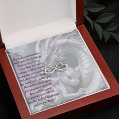 to child, endless love necklace