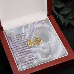 to child, endless love necklace