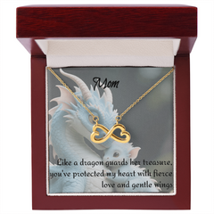 To mom, endless love necklace
