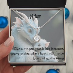 to mom, eternal hope necklace