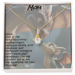 To mom; alluring beauty necklace
