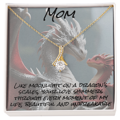 To mom, alluring beauty necklace
