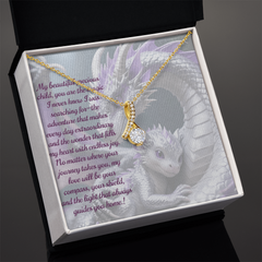 To child, alluring beauty necklace