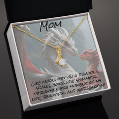 To mom, alluring beauty necklace