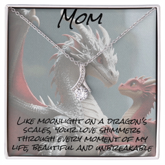 To mom, alluring beauty necklace
