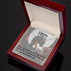 to mom, alluring beauty necklace