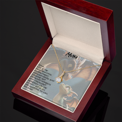 To mom; alluring beauty necklace