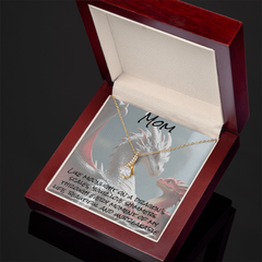 To mom, alluring beauty necklace