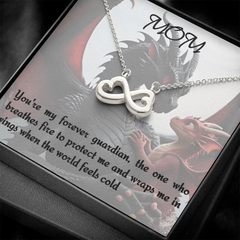 to mom, endless love necklace
