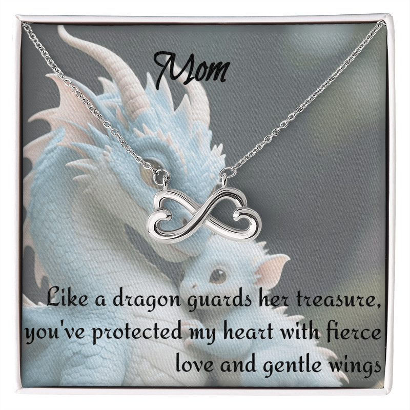 To mom, endless love necklace