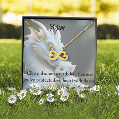To mom, endless love necklace