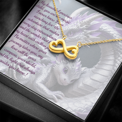 to child, endless love necklace