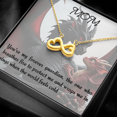 to mom, endless love necklace