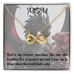 to mom, endless love necklace