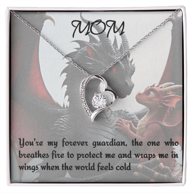 To mom, forever love necklace