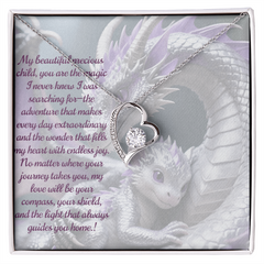To child, forever love necklace