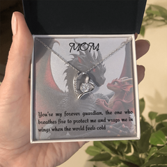To mom, forever love necklace
