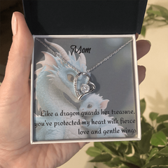 to mom, forever love necklace