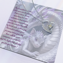 To child, forever love necklace