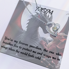 To mom, forever love necklace