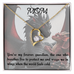 To mom, forever love necklace