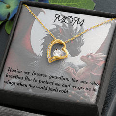 To mom, forever love necklace