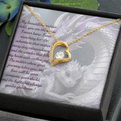 To child, forever love necklace