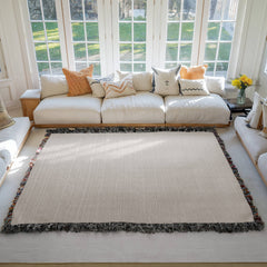 dragon family of 5 woven blanket